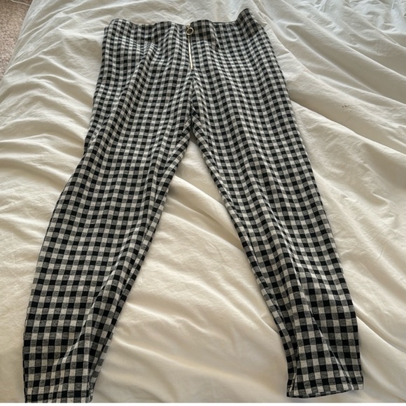 Zara plaid leggings/pants - Picture 1 of 3